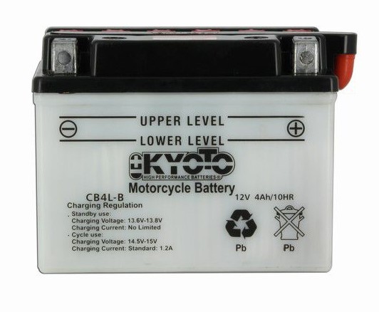 Batterie moto 12 volts YUASA YB4L-B batterie moto quad scooter chez  equip'moto au meilleur prix