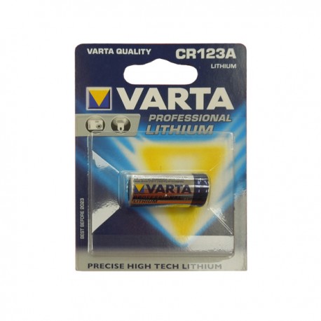 PILE VARTA 3V 1,6Ah 6205 CR123A LITHIUM - Batterie Multi Services