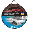Câbles démarrage 320 A - 3 m / 16 mm² - Pinces isolées