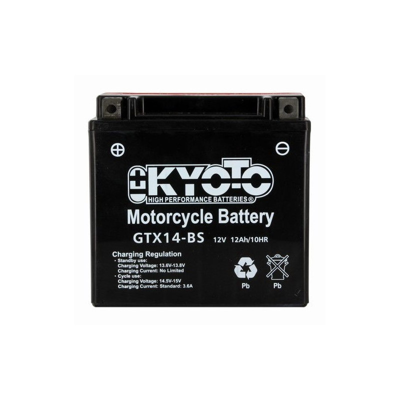 BATTERIE MOTO 12V 12Ah  YTX14-BS   712140