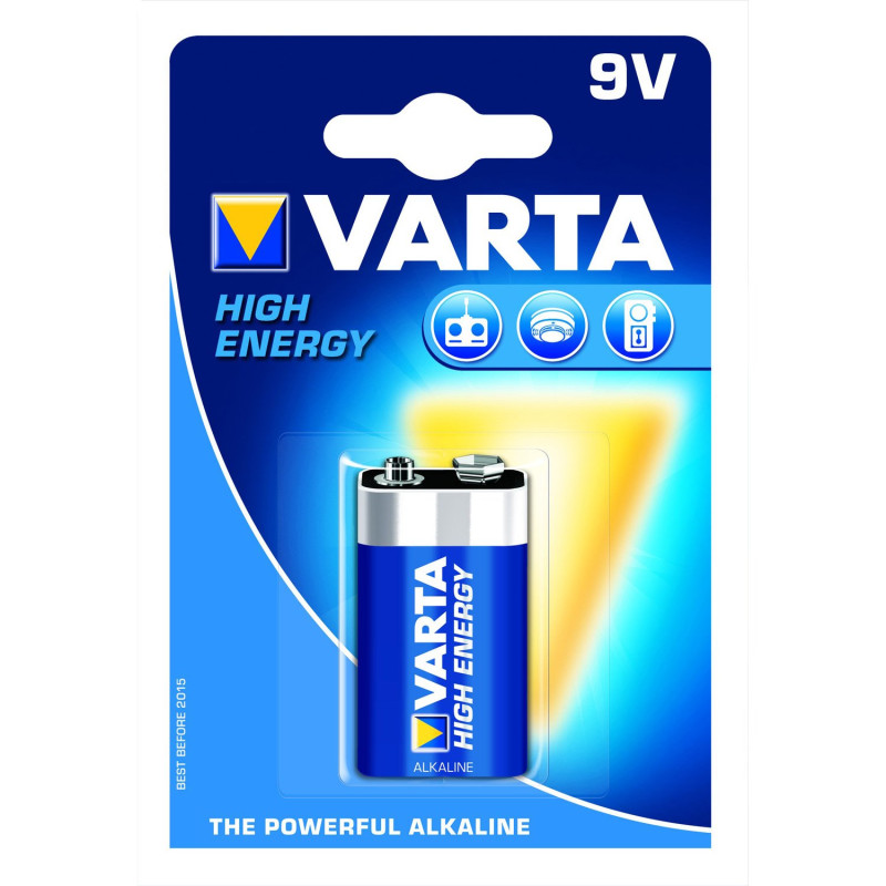 PILE VARTA HIGH ENERGY - 4922 6LR61 9V
