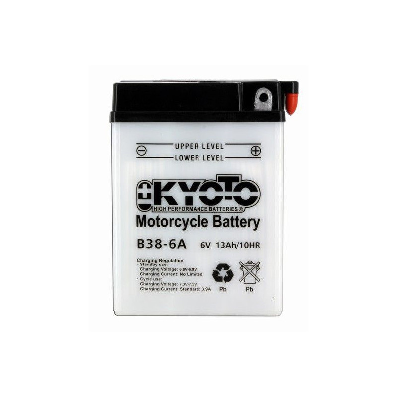 BATTERIE MOTO 6V 13Ah  B38-6A  /  706130