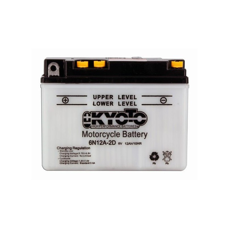 BATTERIE MOTO 6V 12Ah   6N12A-2D / 706123