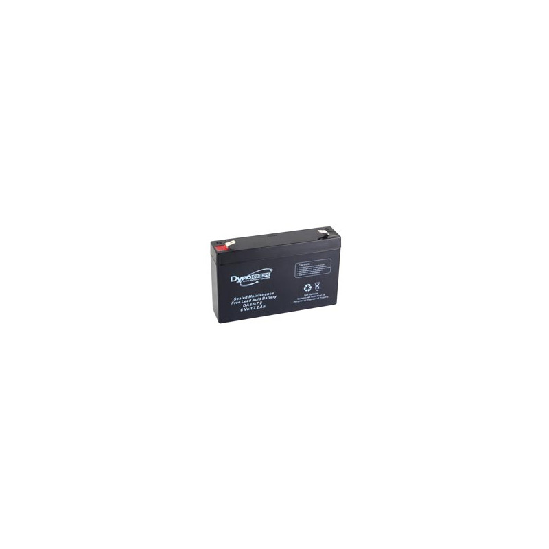BATTERIE STATIONNAIRE AGM  6V 7.2Ah-C20 / 5.8Ah-C5