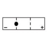 BATTERIE MOTO 6V 6Ah  6N6-3B / 706064