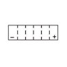BATTERIE DEMARRAGE 12V 100Ah-840A