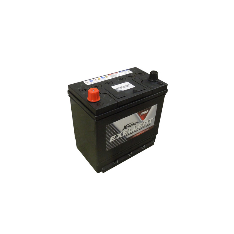 BATTERIE DEMARRAGE 12V 45Ah-300A + à Gauche Borne Classique