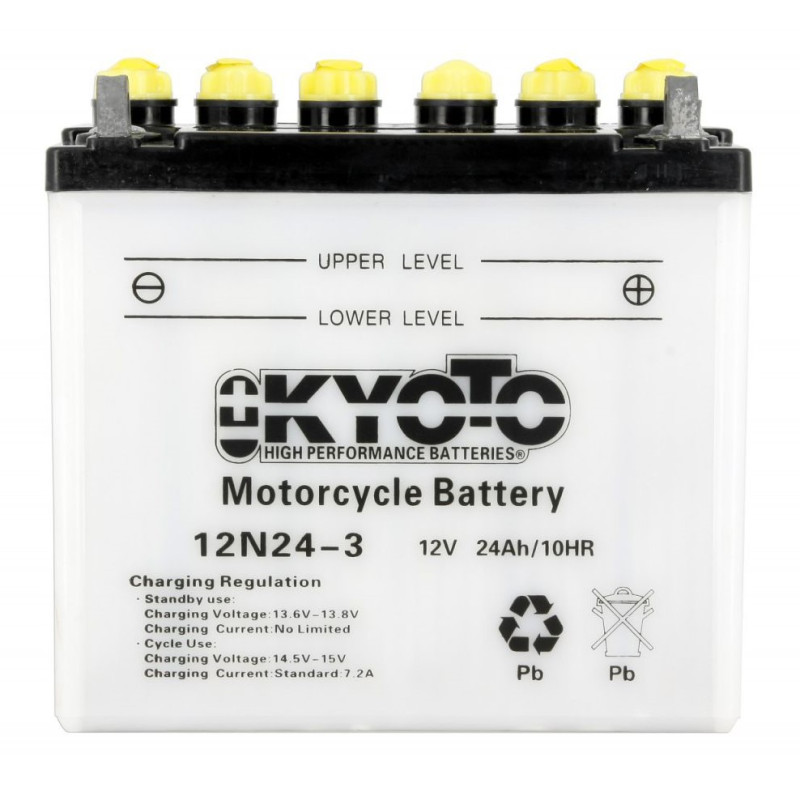 BATTERIE MOTO 12V 24Ah 12N24-3 / 712243