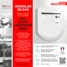RÉGULATEUR DE CHARGE SOLAIRE PWM - 12V/24V - 20A - DOUBLE BATTERIE UNISOLAR 20.24 D