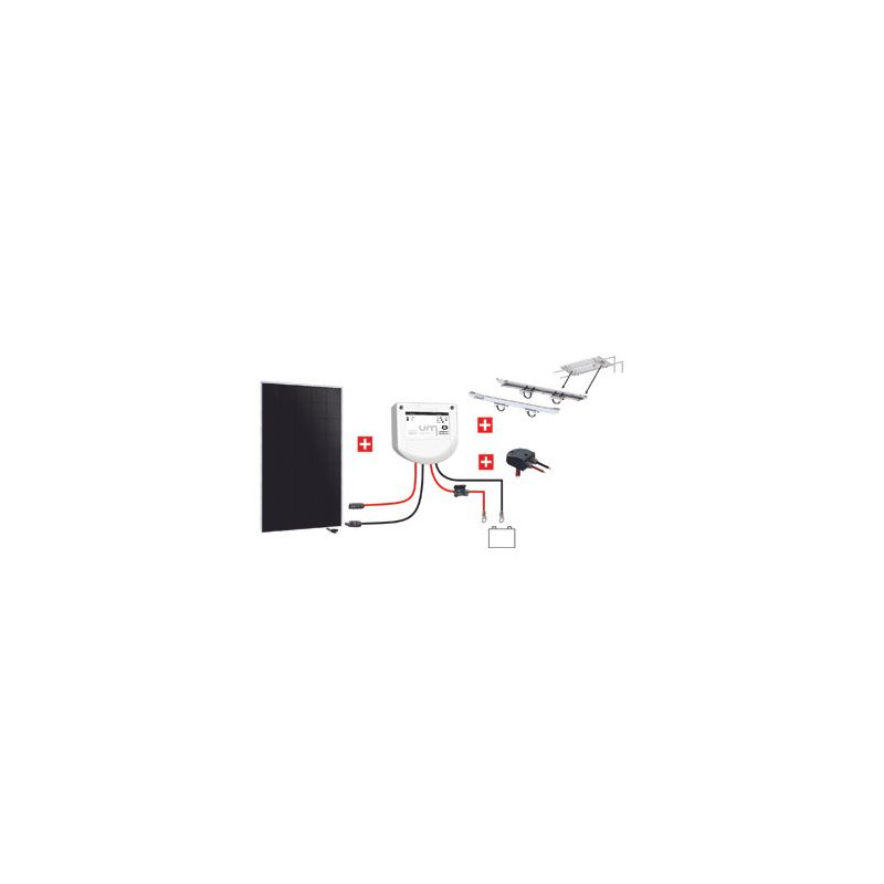 KIT NAUTISME PORTIQUE 150W 12V BACK CONTACT MPPT