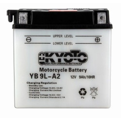 BATTERIE MOTO 12V 9Ah YB9L-A2 / 712098