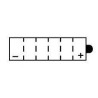 BATTERIE MOTO 12V 4Ah YB4L-B / 712041