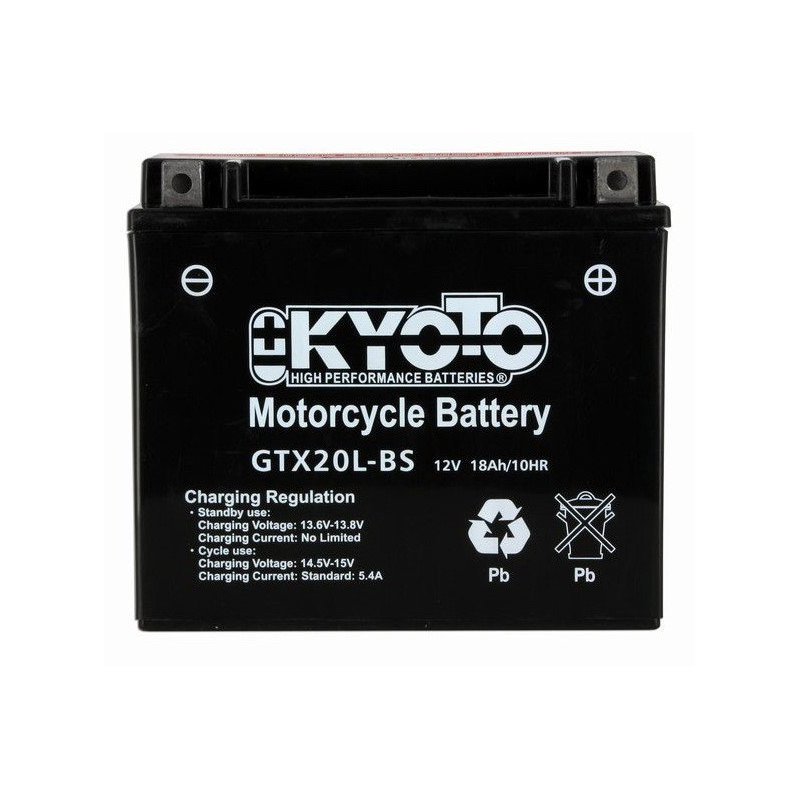 BATTERIE MOTO 12V 18Ah  YTX20L-BS / 712340