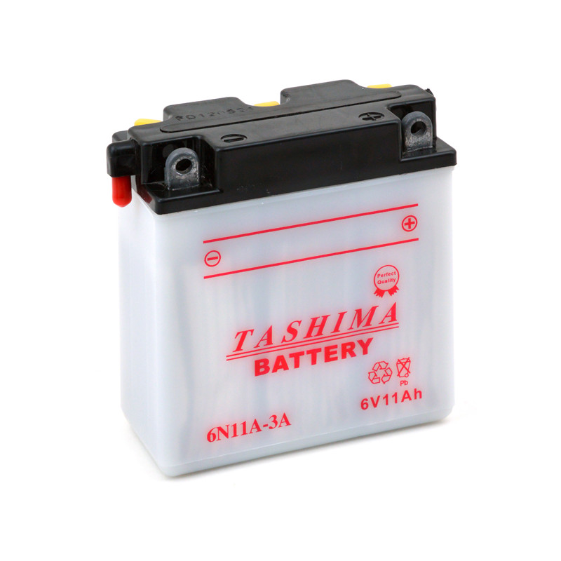 BATTERIE MOTO  6V 11Ah  6N11A-3A