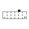 BATTERIE MOTO 12V 8Ah YB7C-A / 712072
