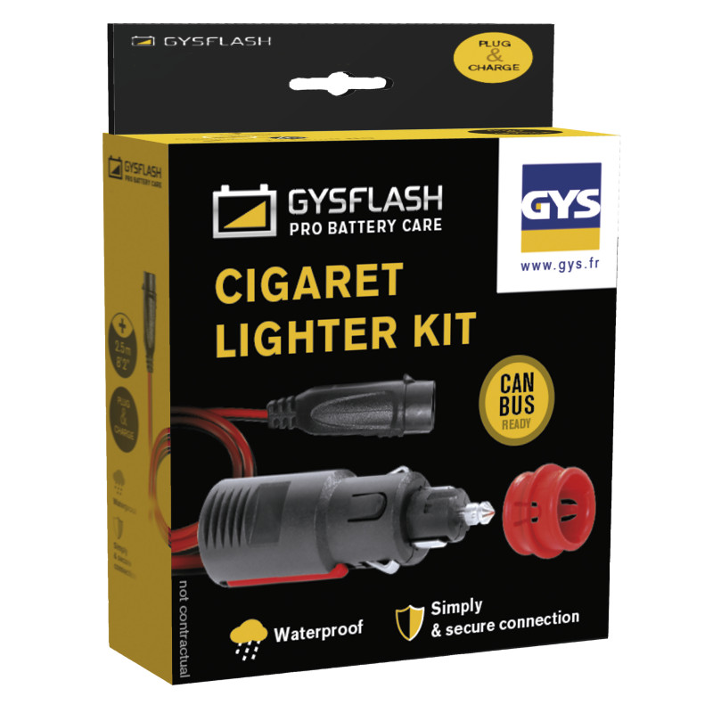KIT CONNECTION SUPPLÉMENTAIRE ALLUME CIGARE POUR GYSFLASH