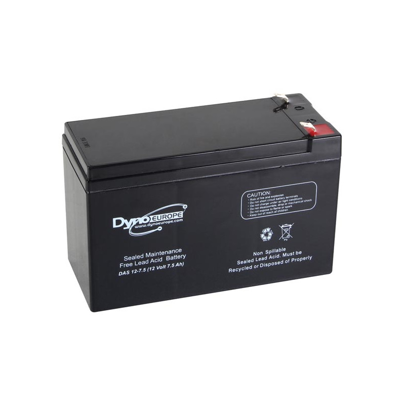 BATTERIE STATIONNAIRE AGM  12V 7.5Ah-C20 / 6.6Ah-C5