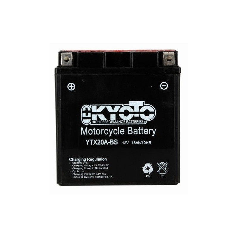 BATTERIE MOTO 12V 18Ah  YTX20A-BS  712345