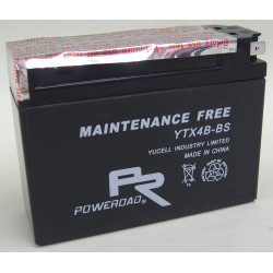 BATTERIE MOTO AGM 12V 2.3Ah YT4B-BS