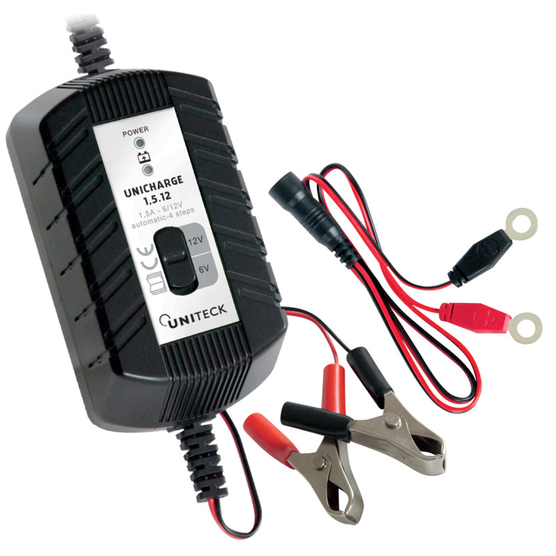 Chargeur / maintien de chargeur UNICHARGE 1.5-12   6V et 12V 1.5A  1191