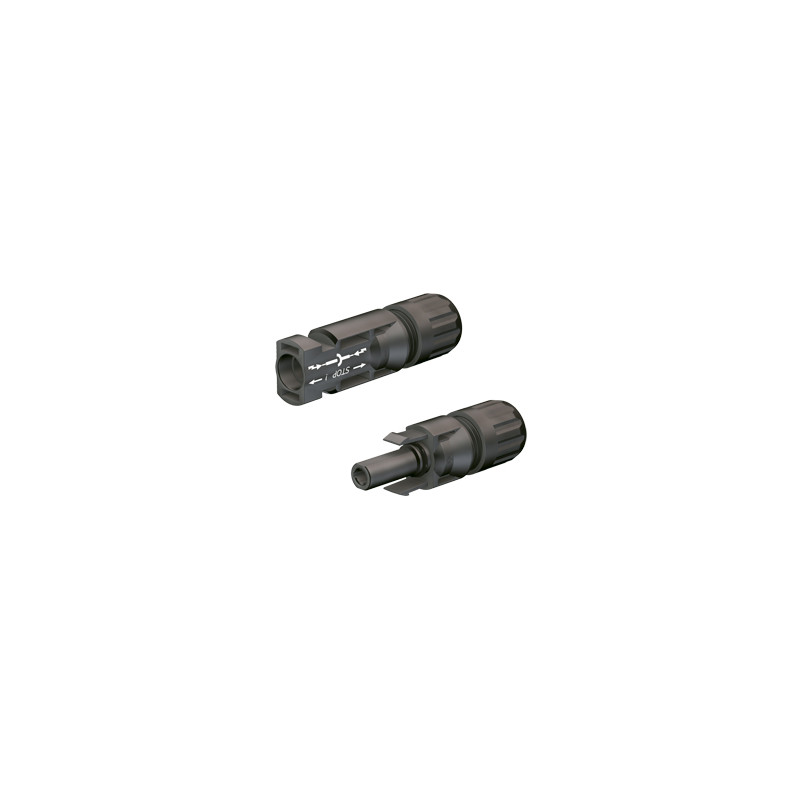 KIT CONNECTEURS TYPE MC4 (mâle + femelle)