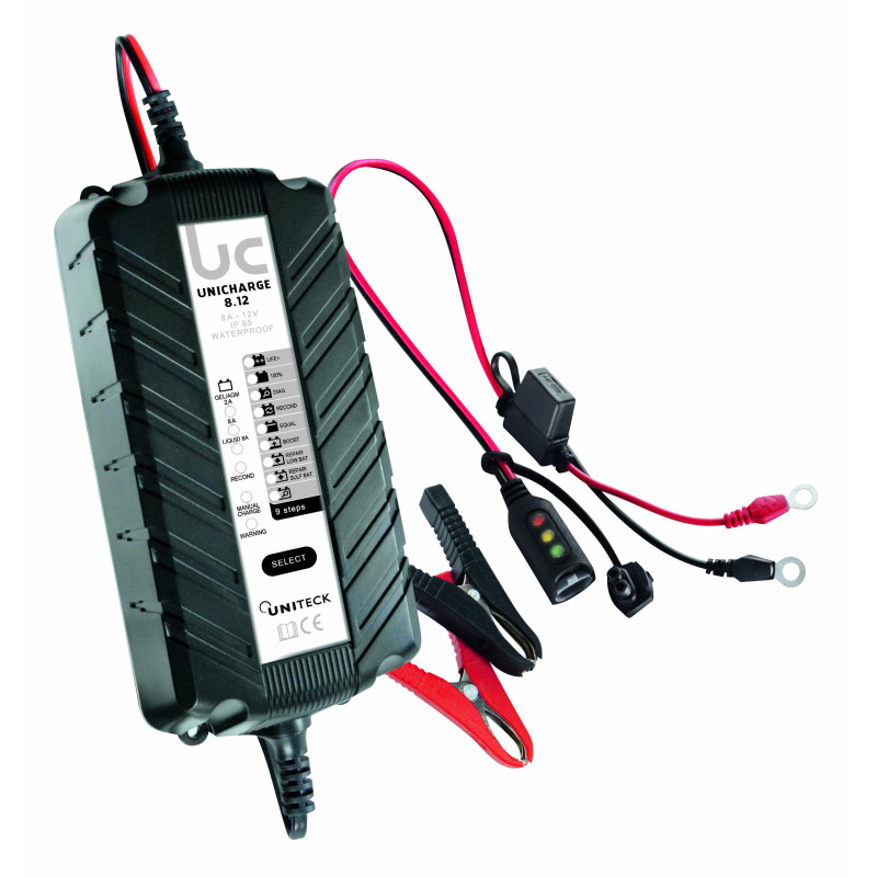 CHARGEUR DE BATTERIE UNICHARGE 8.12 12V 8A    1214