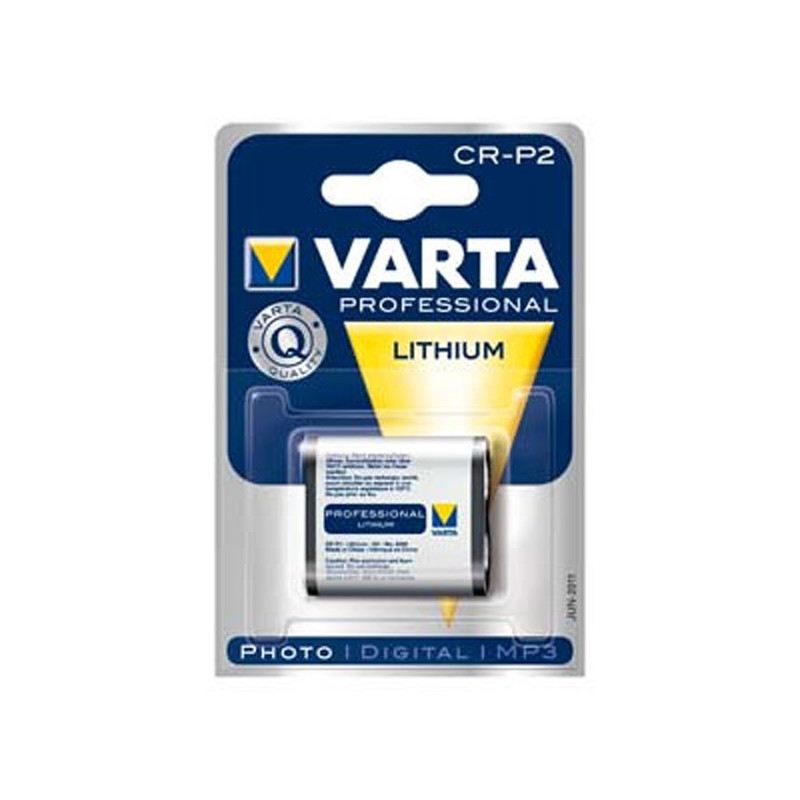 PILE VARTA PROF. LITHIUM - CR-P2 6V 1600mAh