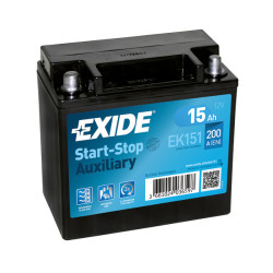 BATTERIE MICRO HYBRIDE 12V 15Ah-200A EXIDE / FULMEN