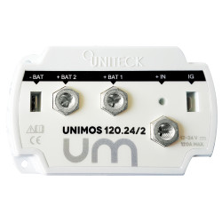 REPARTITEUR DE CHARGE 12/24V - 120A - 2 SORTIES UNIMOS 120.24/2
