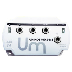 REPARTITEUR DE CHARGE 12.24V - 160A - 3 SORTIES UNIMOS 160.24/3