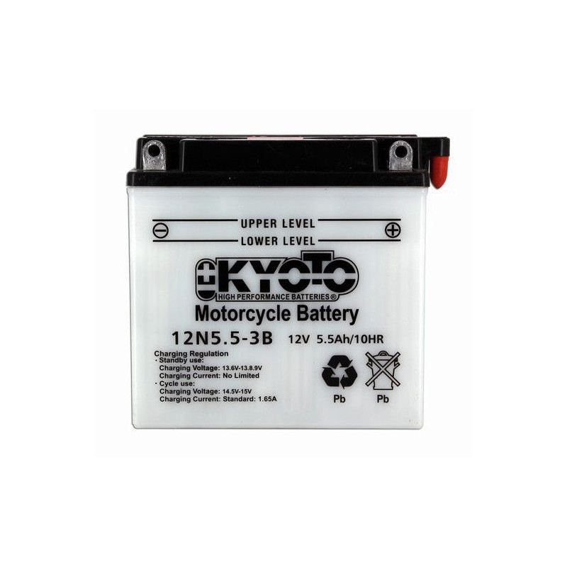 BATTERIE MOTO 12V 5.5Ah 12N5.5-3B