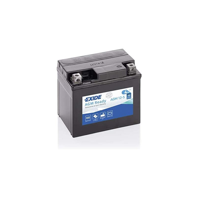 BATTERIE MOTO 12V 4Ah Exide READY AGM