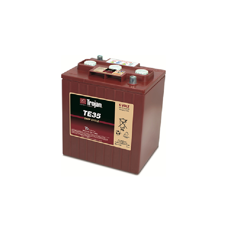 BATTERIE TRACTION MONOBLOC US TROJAN TE35 6V  240Ah-C20 / 200Ah-C5