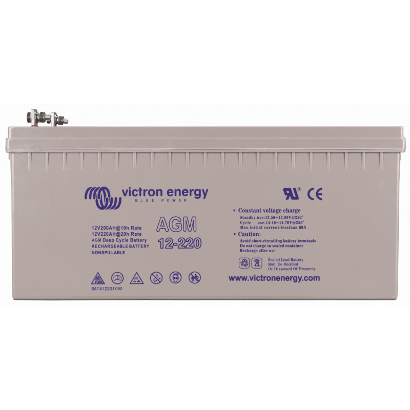 BATTERIE STATIONNAIRE AGM VICTRON 12V 220Ah-C20