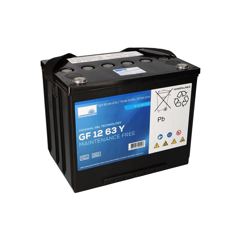 BATTERIE GEL SONNENSCHEIN 12V 70Ah-C20 / 63Ah-C5