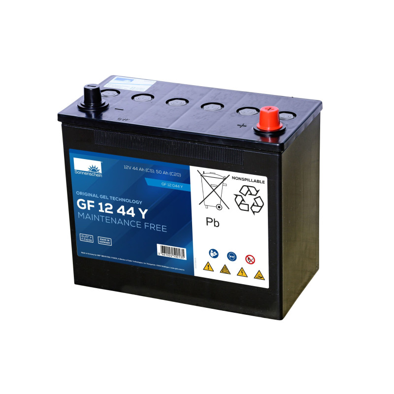 BATTERIE TRACTION GEL SONNENSCHEIN  12V 50Ah-C20 / 44Ah-C5