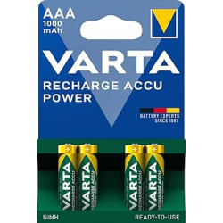 PILE VARTA RECHARGEABLE PROFESSIONNELES - HR03 AAA - 1000mAh