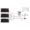 KIT CAMPING-CAR 495W BACK CONTACT 12V (3x165W) MPPT - PANNEAU BACK CONTACT - RÉGULATEUR MPPT