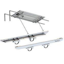 KIT NAUTISME PORTIQUE 300W 12V (2x150W) MPPT - PANNEAU STANDARD - RÉGULATEUR MPPT