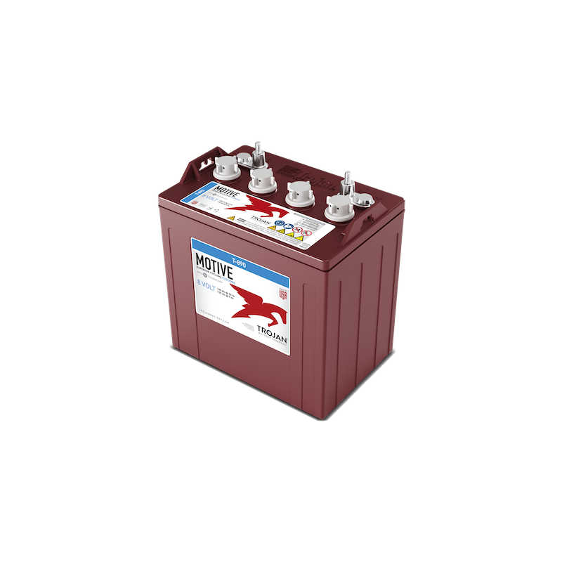 BATTERIE TRACTION MONOBLOC US TROJAN T-890 8V 190Ah-C20 / 155Ah-C5