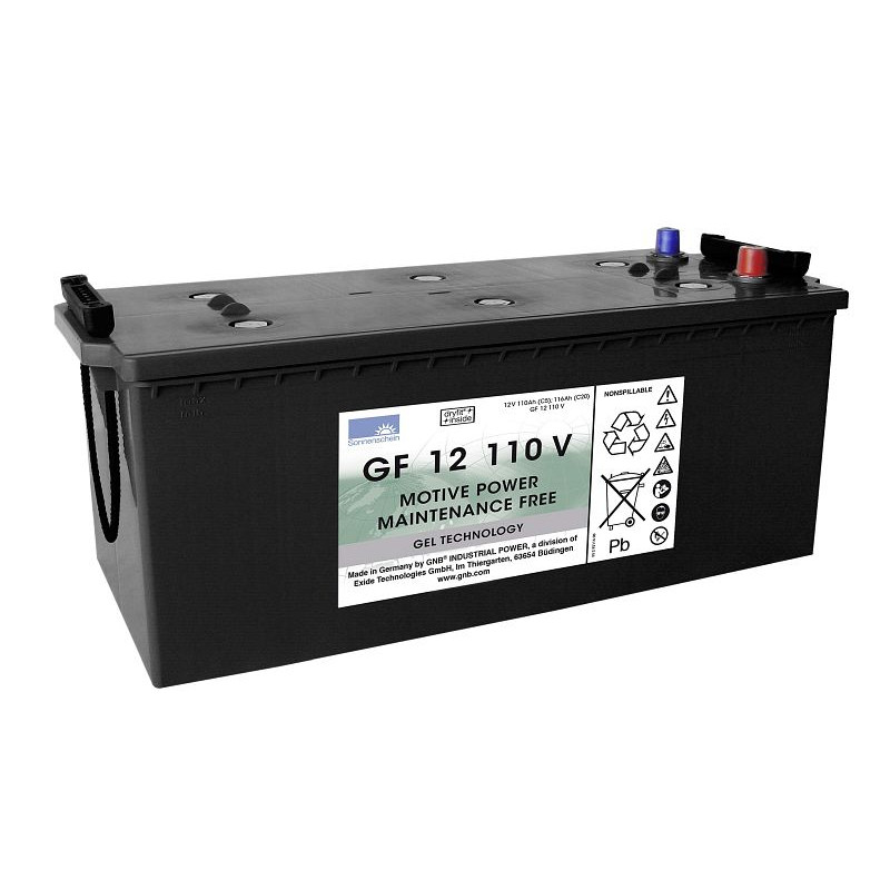 BATTERIE STATIONNAIRE GEL SONNENSCHEIN 12V 110h-C20 / 90Ah-C5