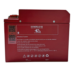 BATTERIE MONOBLOC LiFePo4 12,8V 100Ah 1280Wh Bluetooth