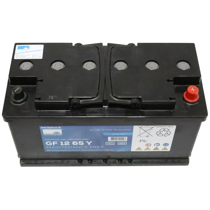 BATTERIE GEL SONNENSCHEIN 12V 78Ah-C20 / 65Ah-C5