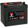 BATTERIE DEMARRAGE 12V 60Ah-500A + à Gauche Type Japonaise Borne Classique