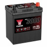 BATTERIE DEMARRAGE 12V 35Ah-300A + à Droite, Borne Japonaise
