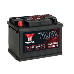 BATTERIE DEMARRAGE 12V 62Ah 540A + à Gauche
