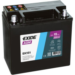 BATTERIE MICRO HYBRIDE 12V 15Ah-200A EXIDE / FULMEN