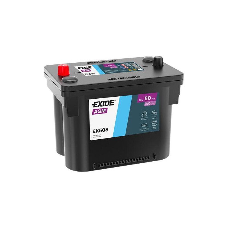 BATTERIE MICRO HYBRIDE 12V 50Ah-800A FULMEN / EXIDE