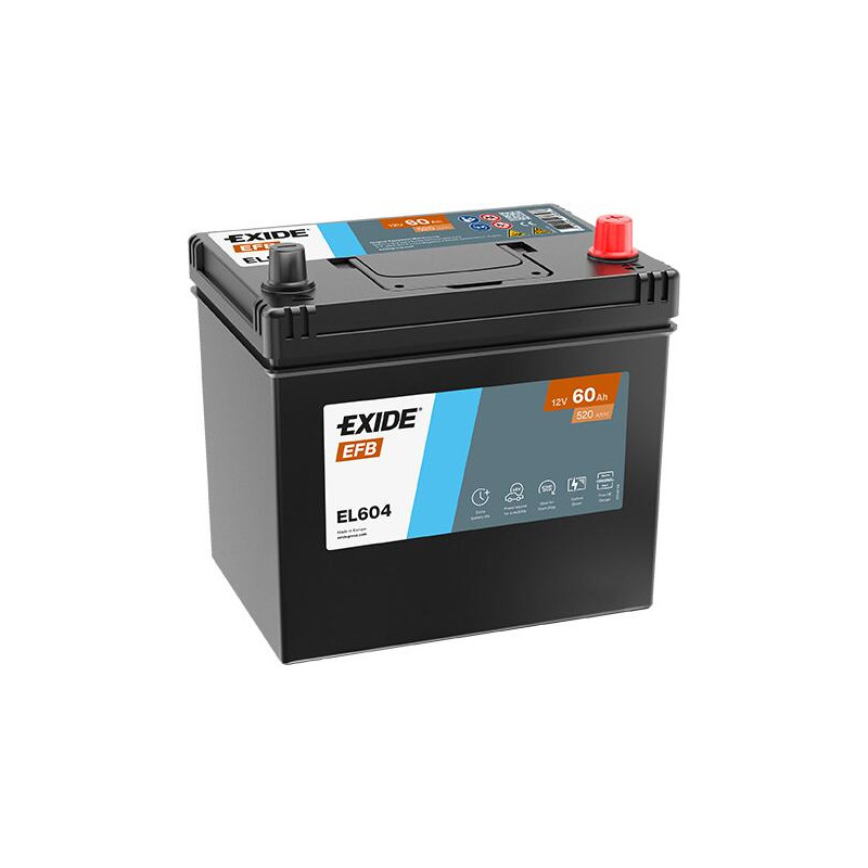 BATTERIE DEMARRAGE MICRO HYBRIDE EFB STOP AND START  12V 60Ah-520A FULMEN / EXIDE