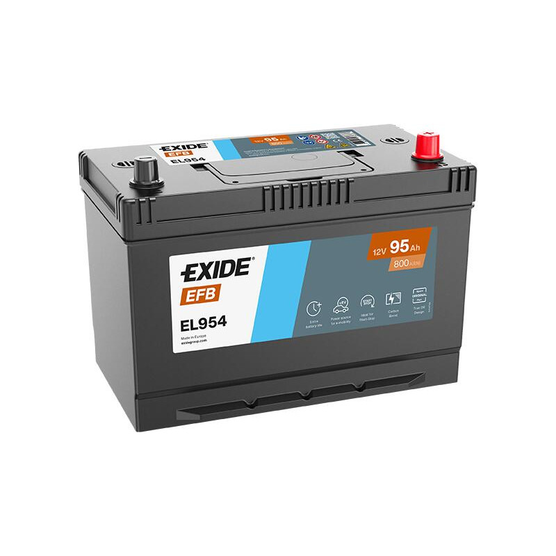 BATTERIE MICRO HYBRIDE EFB 12V 95Ah-800A EXIDE / FULMEN